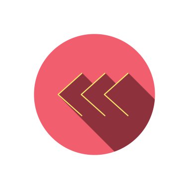 Sol ok simgesi. Önceki işaret.