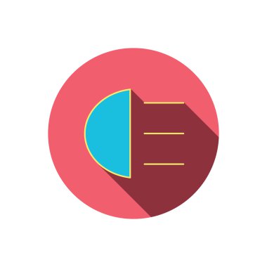 Farları simgesi. Uzak ışık araba işareti.