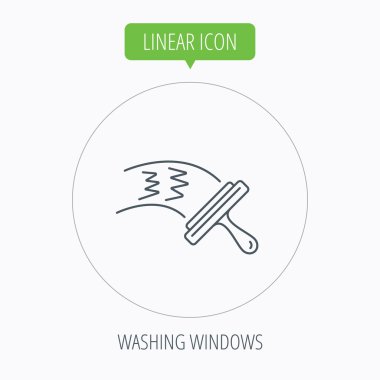 Çamaşır windows simgesi. İşareti Temizleme.