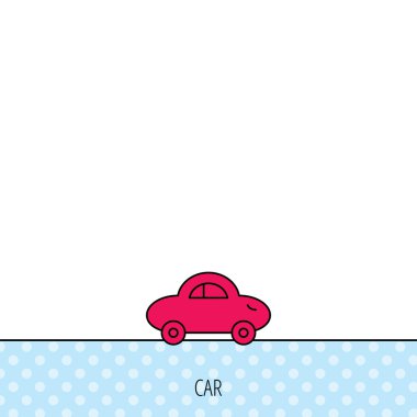 Bebek araba simgesi. Taşıma işareti.