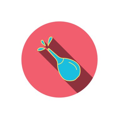 Tıbbi lavman simgesi. Lavman işareti.