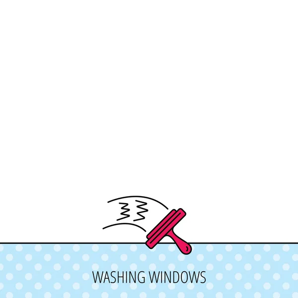 Mosás windows ikon. Tisztítás jele. — Stock Vector
