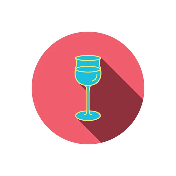 와인 글라스 아이콘입니다. 잔 기호. — 스톡 벡터