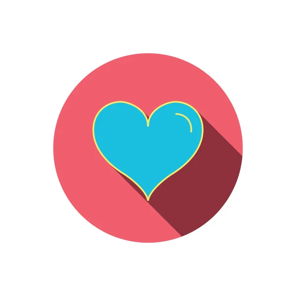 Love heart icon. Life sign. — Stock Vector