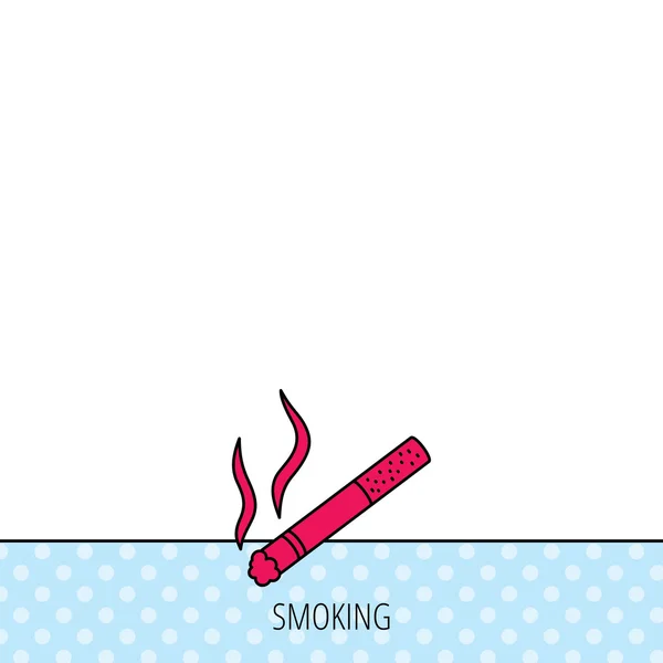 Smoking allowed icon. Yes smoke sign. — Stock Vector