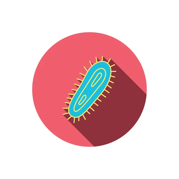 Εικονίδιο βακτήρια. Ιατρική σύμβολο λοίμωξη. — Διανυσματικό Αρχείο