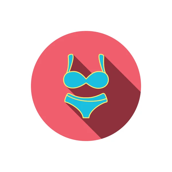 L'icône de la lingerie. Femmes sous-vêtements signe . — Image vectorielle