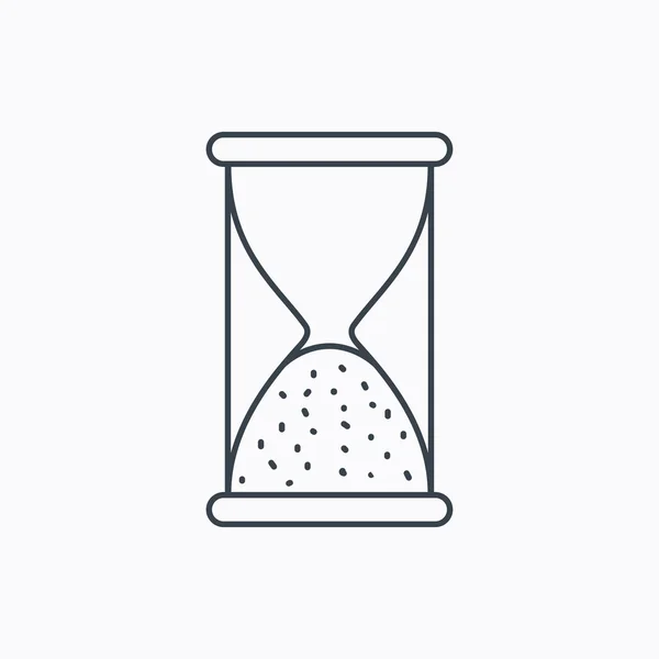 모래 시계 아이콘입니다. 모래 시간 기호. — 스톡 벡터