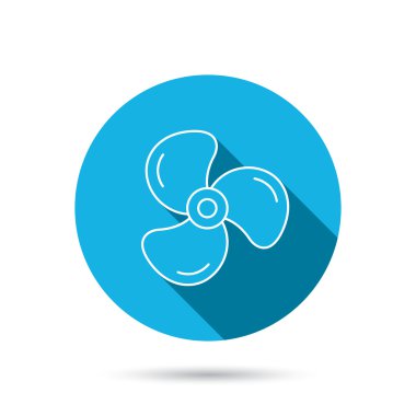 Havalandırma simgesi. Fan veya pervane işareti.