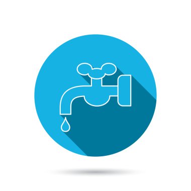 Su kaynağı simgesi. Damla işaretiyle vinç.