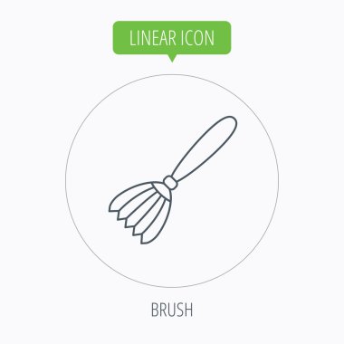 Fırça simgesi. Boya Fırçası aracı işareti.