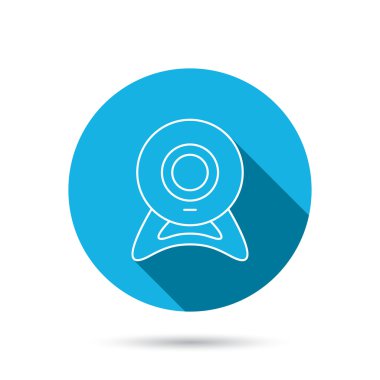 Web cam simgesi. Video kamera işareti.