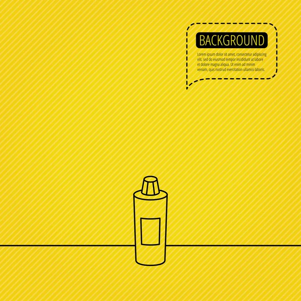 Icono de botella de champú. Signo de jabón líquido . — Vector de stock