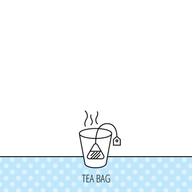 çay poşeti simgesi.