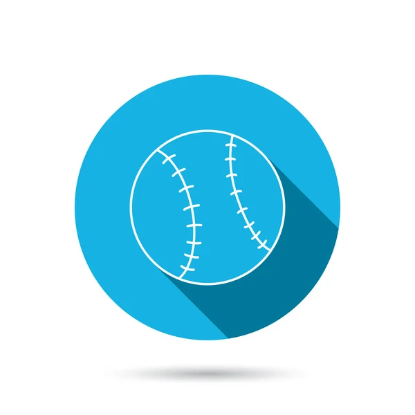 Baseball-Ikone Sportballzeichen. — Stockvektor