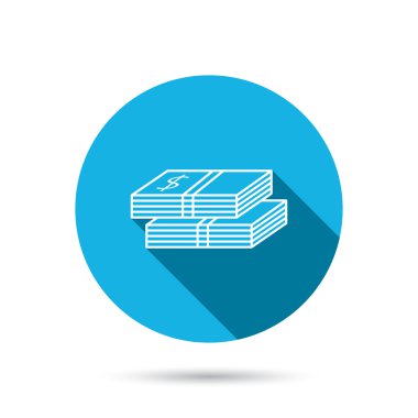 Para simgesi. Dolar para işareti.