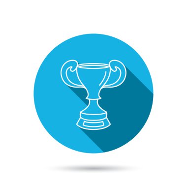Kazanan Kupası simgesi. Ödülü işareti.