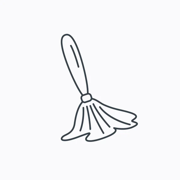 Brush icoon. Penseel tool teken. — Stockvector