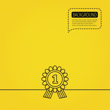 Altın Madalya Ödülü simgesi. İlk yer işareti.