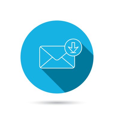 Posta kutusu simgesini. E-posta iletisi işareti.