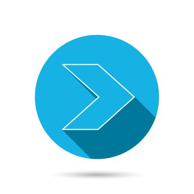 Sonraki ok simgesi. İleri işareti.