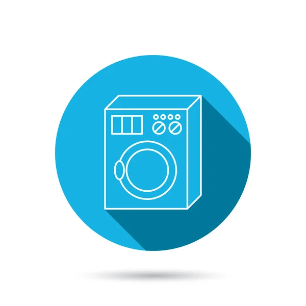 Icono de lavadora. Señal de lavadora . — Vector de stock