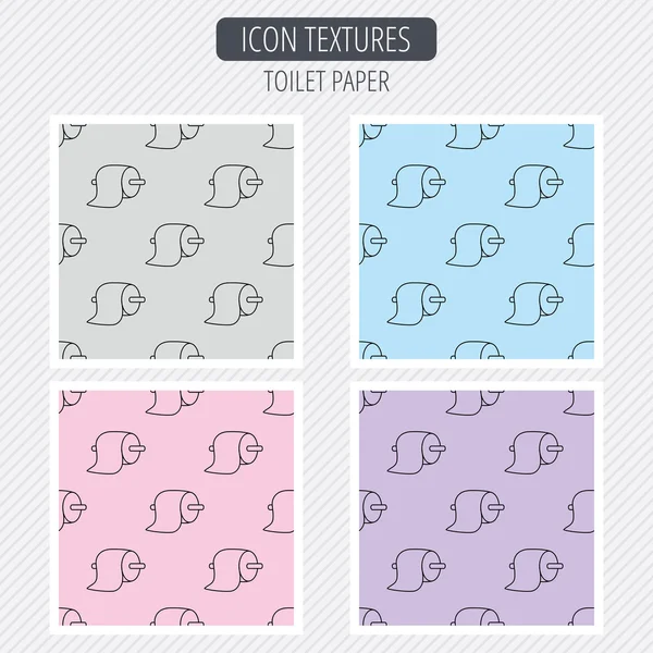 Tuvalet kağıdı simgesi. WC hijyen işareti.