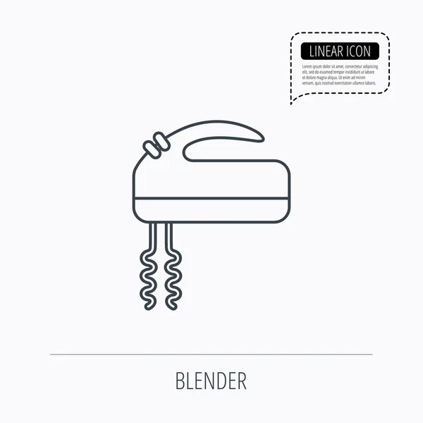 Blender icon. Mixer sign. — Stock Vector