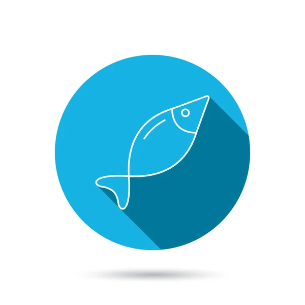 Balık simgesi. Balık işareti. — Stok Vektör
