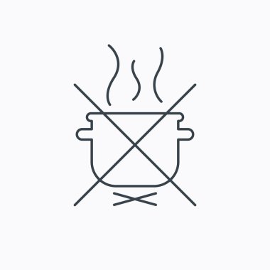 Kaynayan tencere simgesi. Su işareti kaynatın değil.