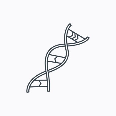 DNA simgesi. Genetik yapısı işareti.