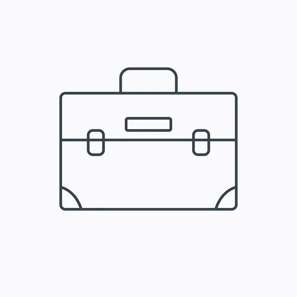 Icona della valigetta. Segnale commerciale . — Vettoriale Stock