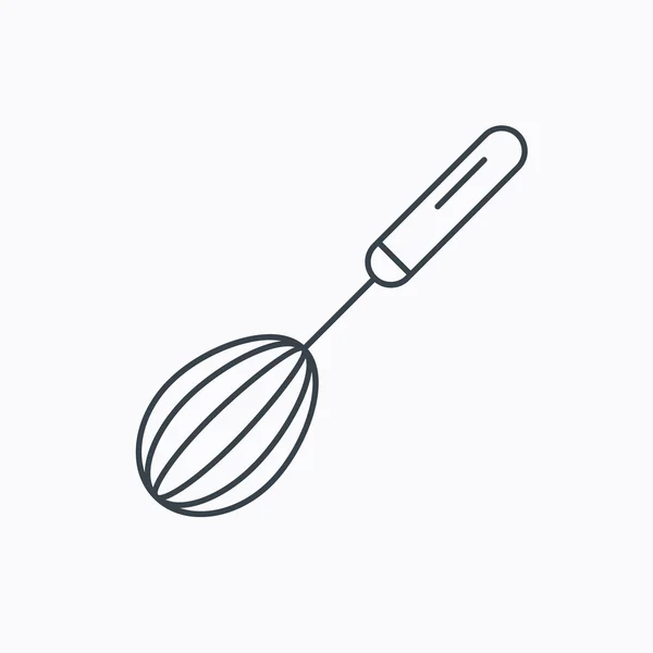 Fouetter l'icône. Outil de cuisine signe . — Image vectorielle