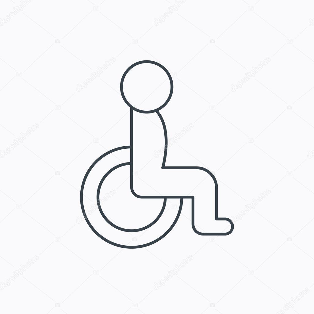 障害者アイコン 車椅子サインの人間 ストックベクター C Tanyastock