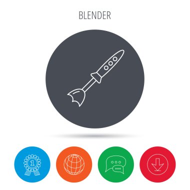 Blender simgesi. Mikser işareti.