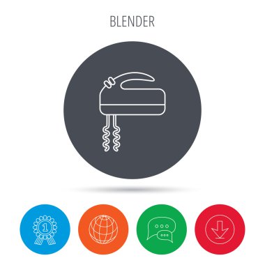 Blender simgesi. Mikser işareti.