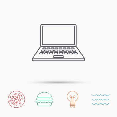 Not defteri simgesi. Mobil dizüstü işareti.