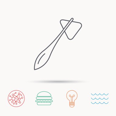 Refleks çekici simgesi. Doktor tıbbi donatımı.