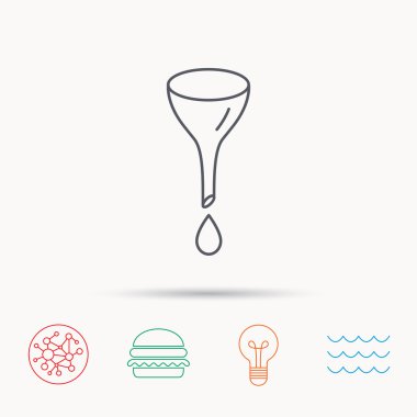 Petrol servis Simge Değiştir. Damla işaretiyle yakıt olabilir