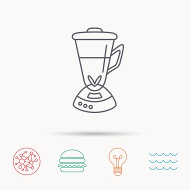 Mikser simgesi. Blender işareti.