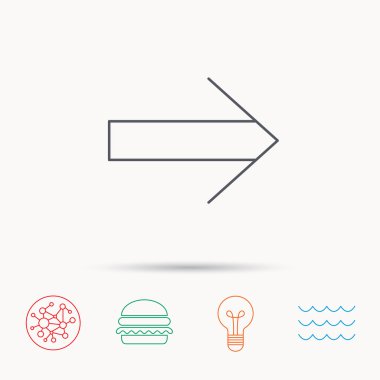 Sonraki ok simgesi. İleri işareti.