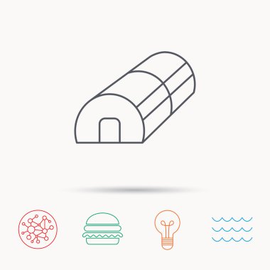 Sera karmaşık simgesi. Sera bina oturum.