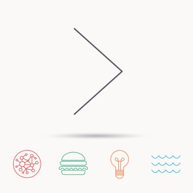 Sağ ok simgesi. İleri işareti.