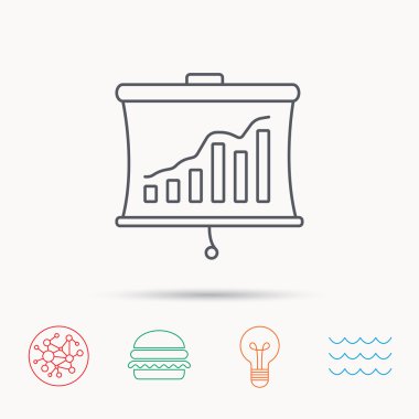 Hayatinizda simgesi. Sunu kurulu işareti.