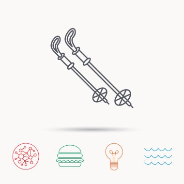 Kayak simgesi. Kayak sopaları veya Polonyalılar işareti.