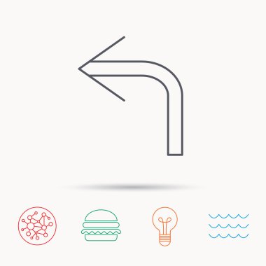 Sol ok simgesini açın. Önceki işaret.