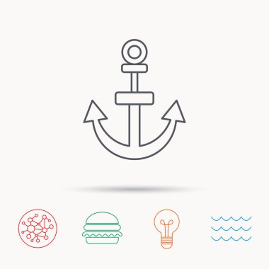 Tutturucu simgesini. Deniz hazır olun işareti. Deniz sembolü.