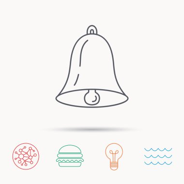 Zil simgesini. Ses handbell işareti.