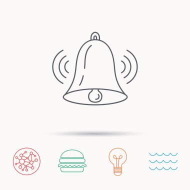 Zil zil simgesini. Ses handbell işareti.