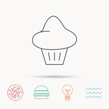 Börek simgesi. Ekmek topuz işareti.